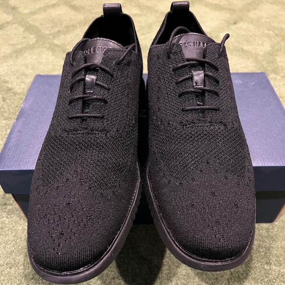 Men's 2.ZERØGRAND Stitchlite™ Wingtip Oxfords Size 13M - NIB - Picture 2 of 7